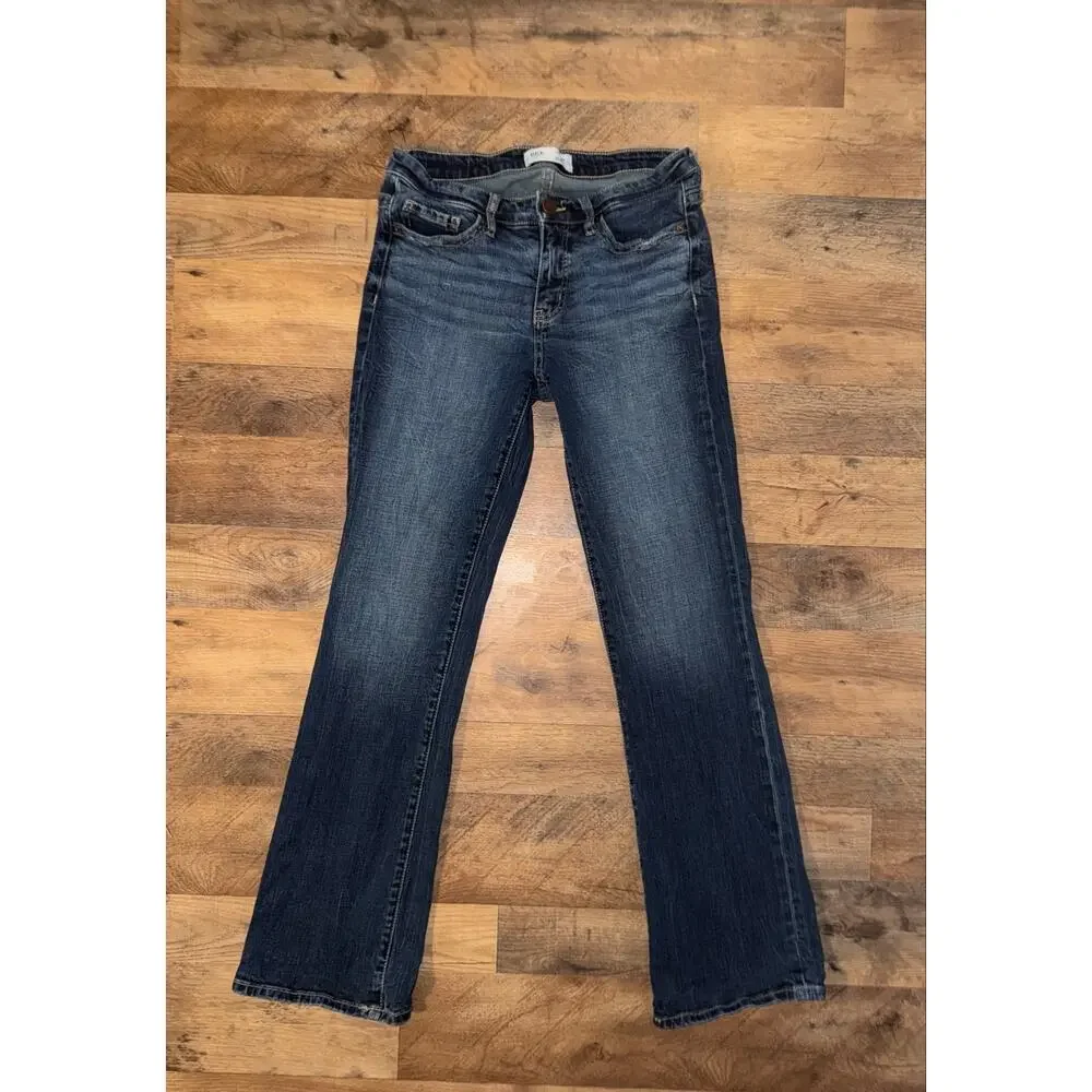 BKE women’s Payton mid rise bootcut blue jeans